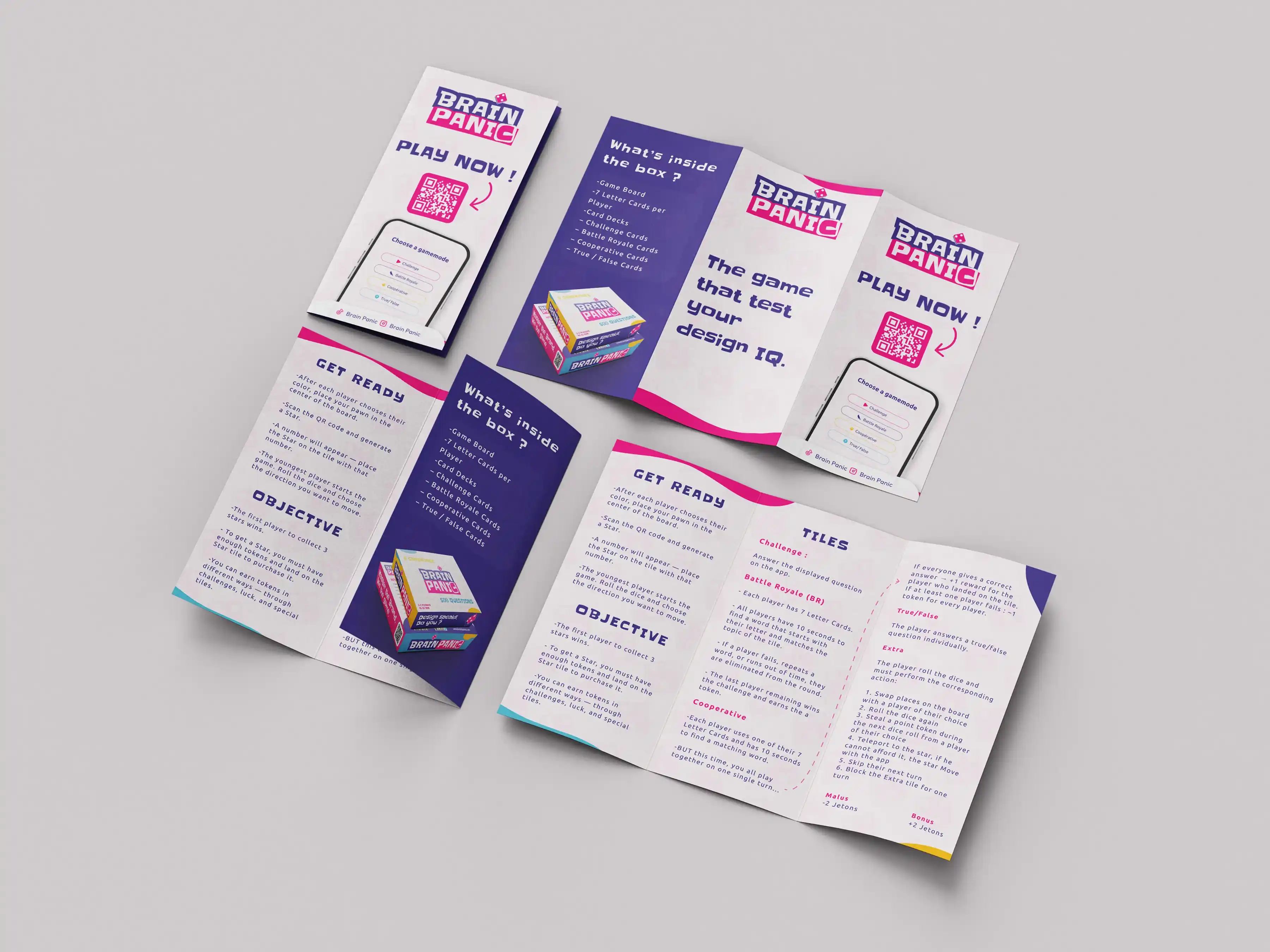 Dépliant complet Brain Panic