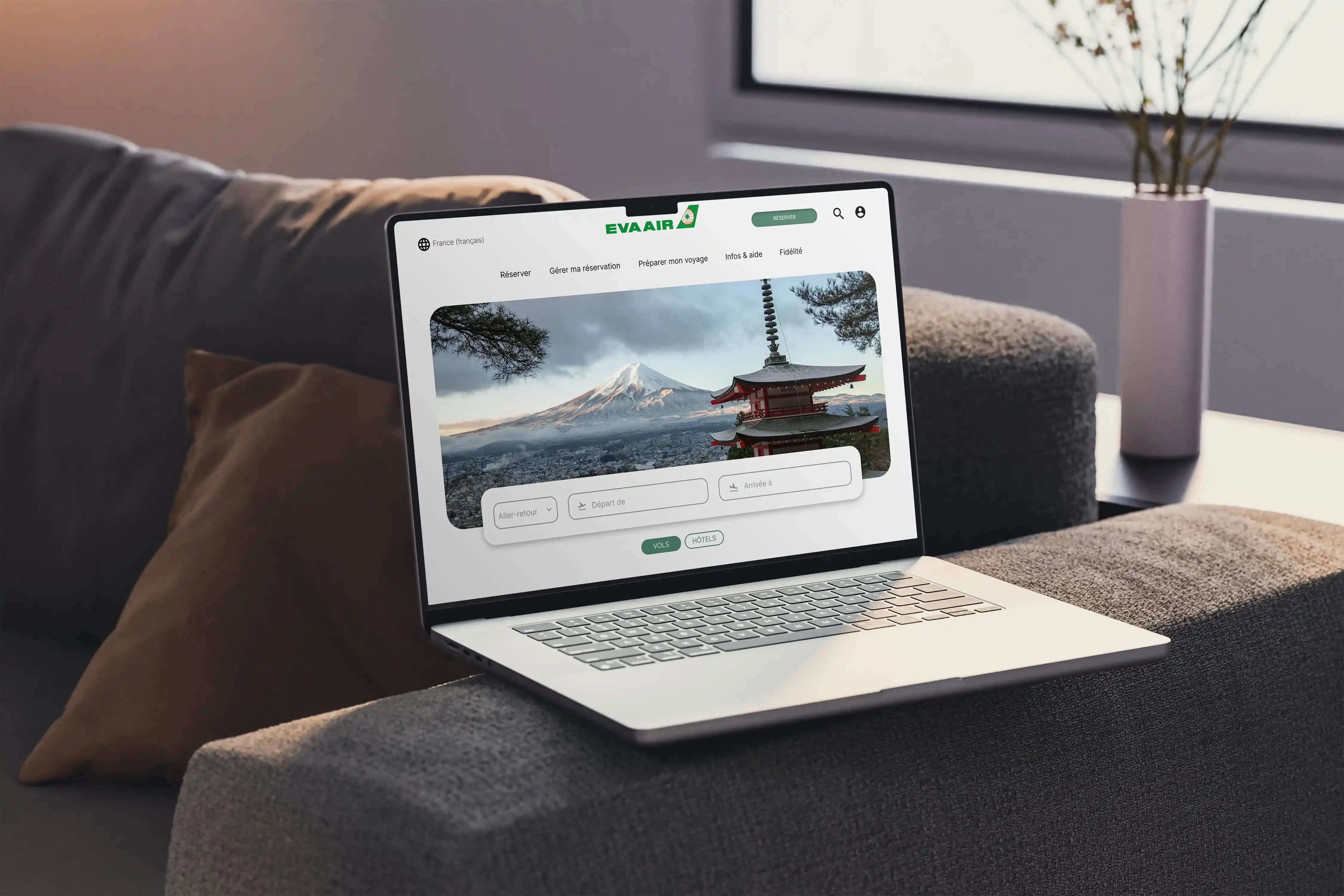 Eva Air — Site Web
