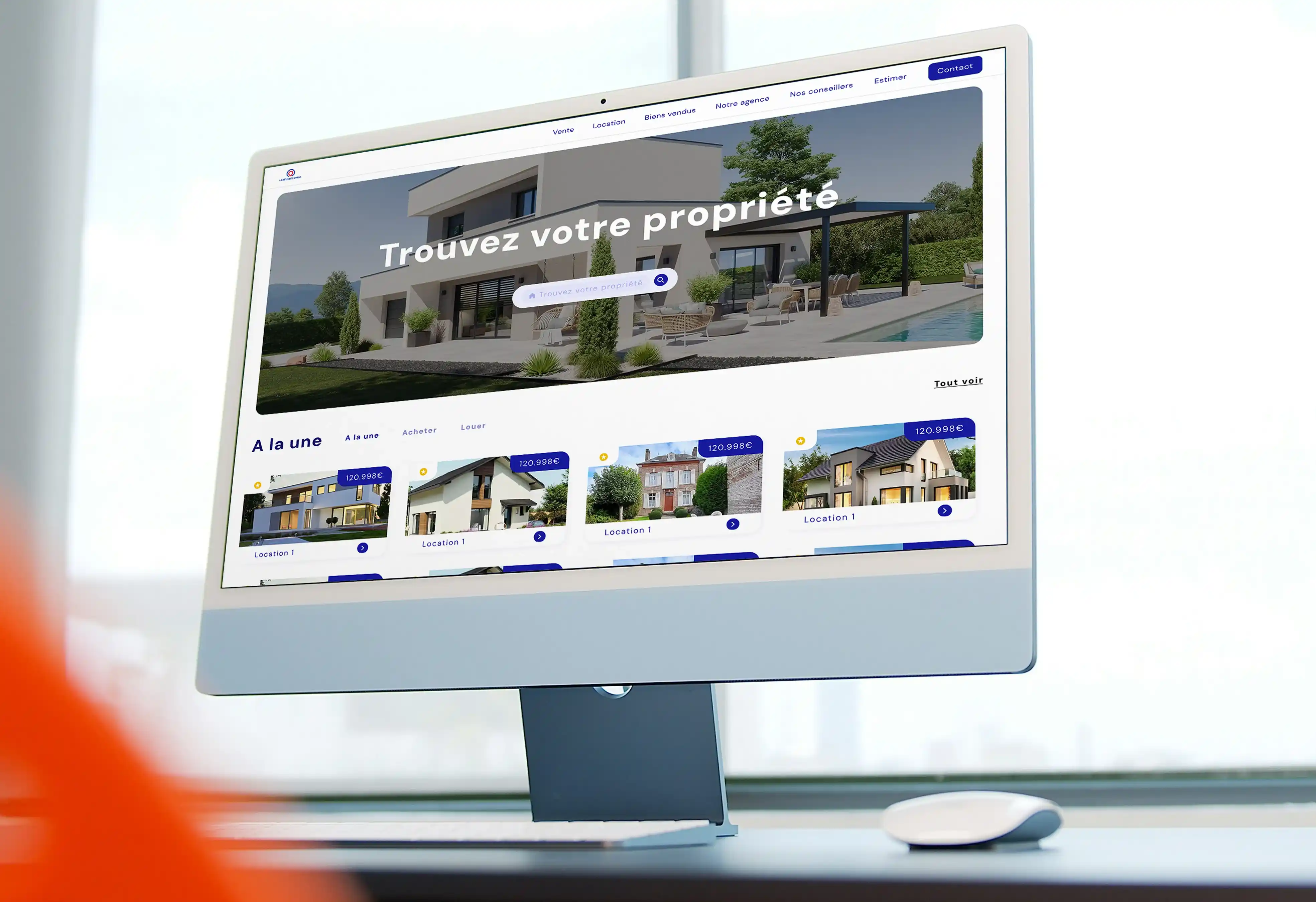 Agence Immobilier — Design d'Interface