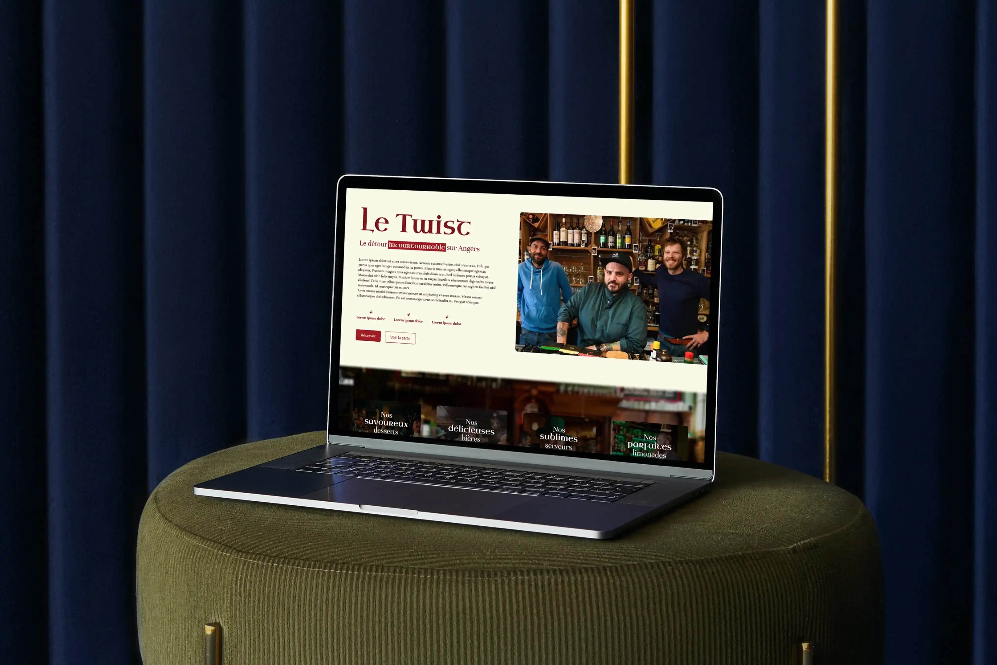 Le Twist — Site Web