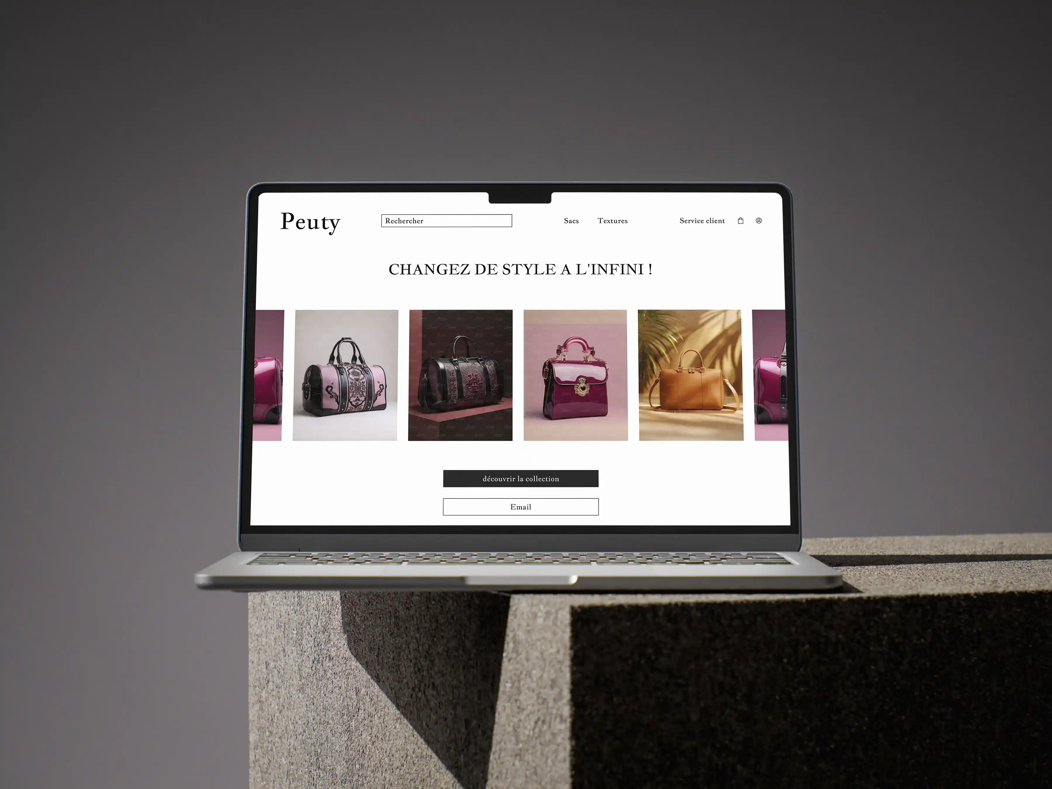 Peuty — Site Web