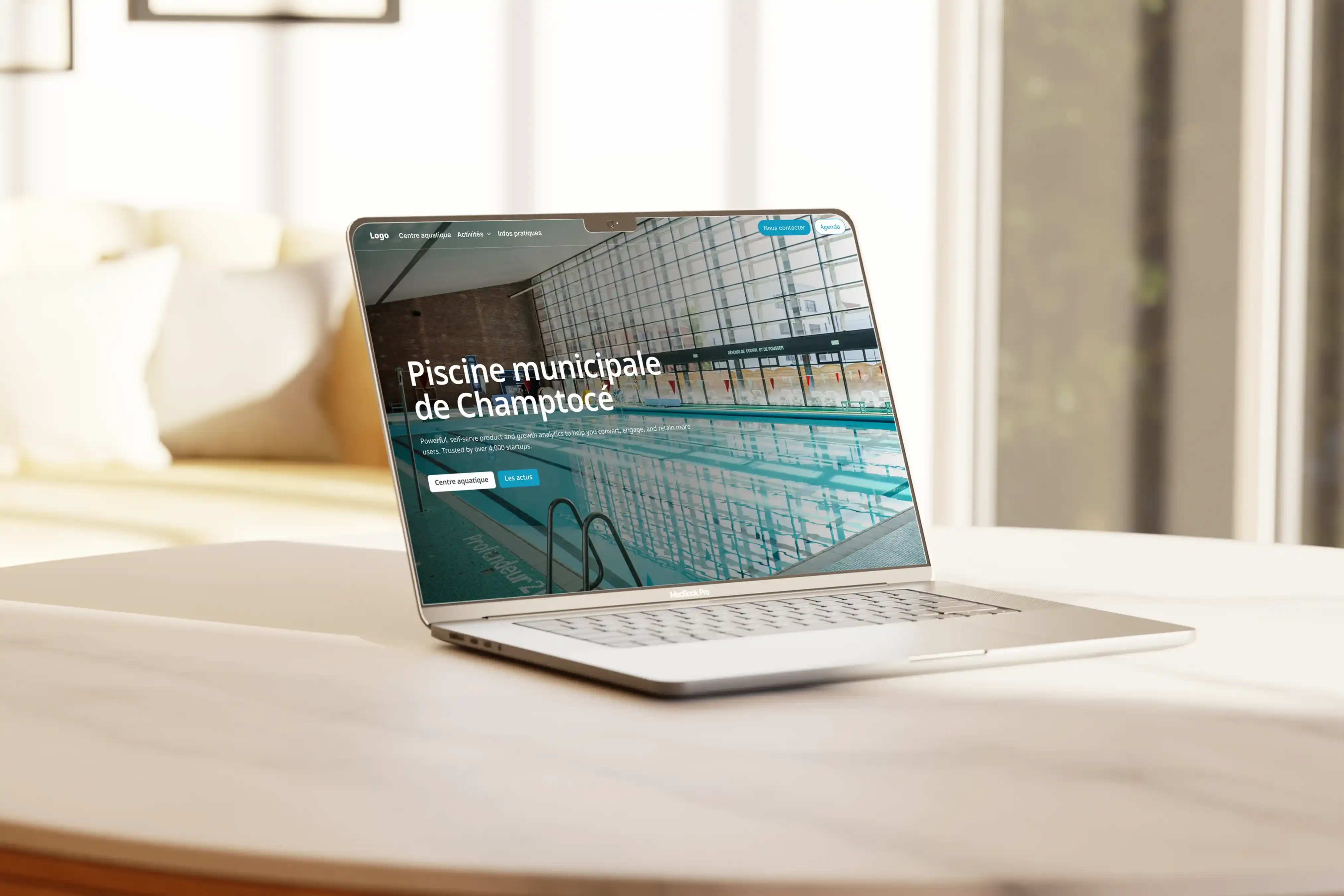 Site Piscines — Design d'Interface