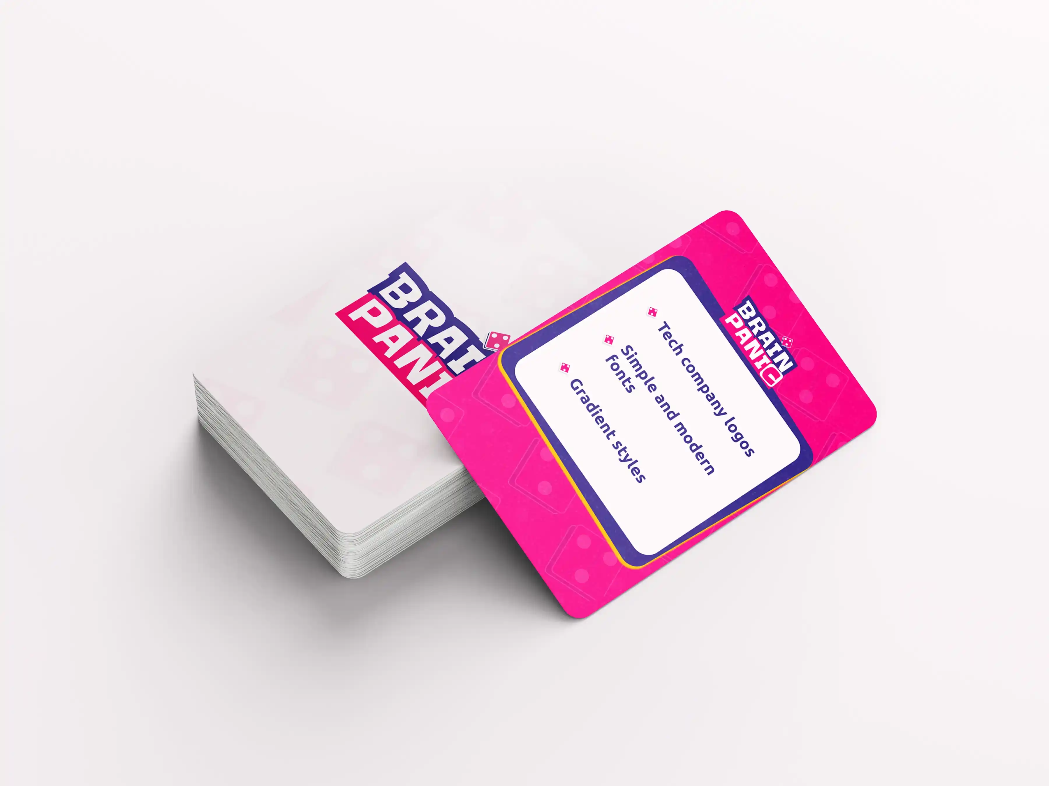 Cartes Brain Panic recto verso